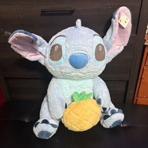 New Stitch Plush with Pineapple from Lilo & Stitch Feed‎ Me Series 20" Blue